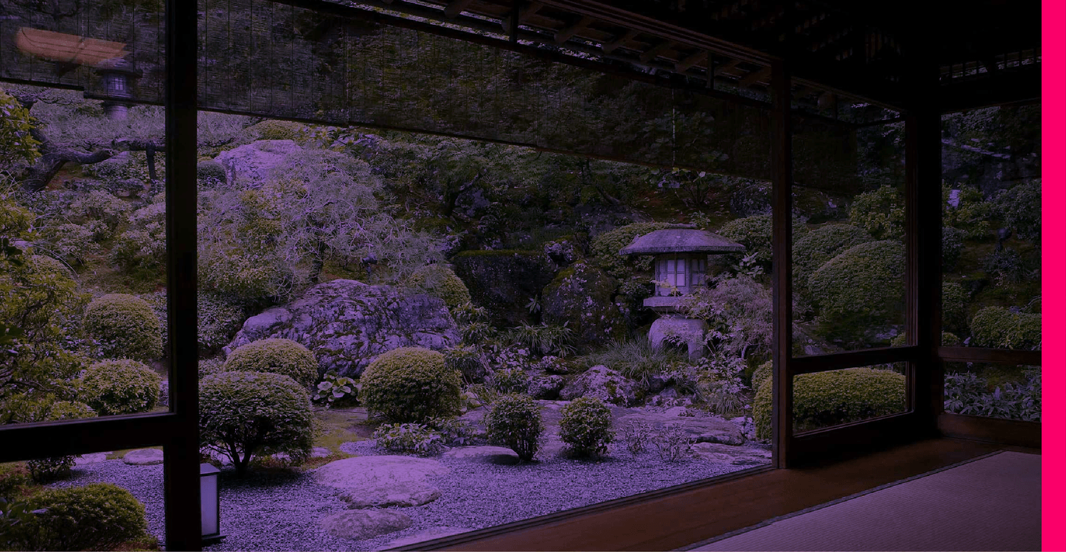 imagem de banner referente ao post Paisagismo japonês: como a filosofia transforma a forma de pensar os espaços